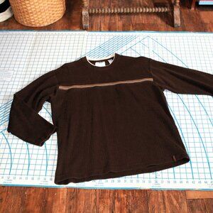Vintage Point Zero Heavy Brown Jersey, Large